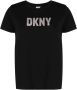 DKNY T-shirt met logo Zwart - Thumbnail 1