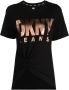 DKNY T-shirt van katoenmix Zwart - Thumbnail 1