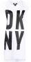 DKNY Tuniek met logoprint Wit - Thumbnail 1