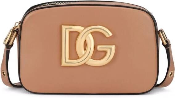Dolce & Gabbana 3.5 leren crossbodytas Roze
