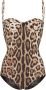 Dolce & Gabbana Badpak met luipaardprint Bruin - Thumbnail 1