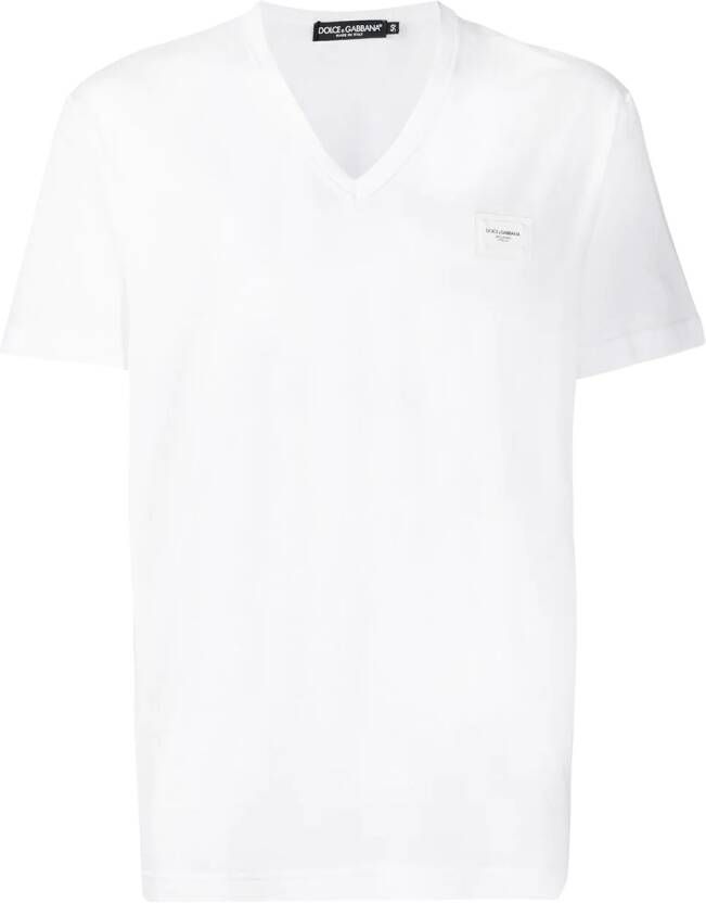 Dolce & Gabbana Basic T-shirt Wit