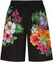 Dolce & Gabbana Bermuda shorts met bloemenprint Zwart - Thumbnail 1