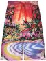 Dolce & Gabbana Bermuda shorts met print Oranje - Thumbnail 1