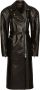 Dolce & Gabbana Leren jas Zwart - Thumbnail 1