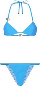 Dolce & Gabbana Bikini met logo Blauw