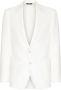 Dolce & Gabbana Blazer met enkele rij knopen Wit - Thumbnail 1