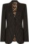 Dolce & Gabbana Turlington blazer met enkele rij knopen Zwart - Thumbnail 1