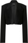 Dolce & Gabbana Blazer met fluwelen-effect Zwart - Thumbnail 1
