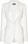 Dolce & Gabbana Turlington blazer met brokaat Wit - Thumbnail 1
