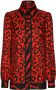 Dolce & Gabbana Blouse met luipaardprint Rood - Thumbnail 1