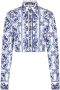 Dolce & Gabbana Blouse met print Blauw - Thumbnail 1