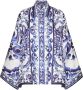 Dolce & Gabbana Blouse met vleermuismouwen Blauw - Thumbnail 1