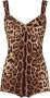 Dolce & Gabbana Body met luipaardprint Bruin - Thumbnail 1