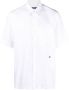 Dolce & Gabbana Bowlingshirt met logo plakkaat Wit - Thumbnail 1