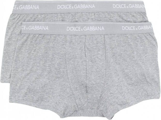 Dolce & Gabbana Boxershorts met logo Grijs