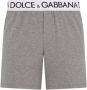 Dolce & Gabbana Boxershorts met logoband Grijs - Thumbnail 1