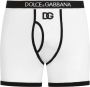 Dolce & Gabbana Boxershorts met logo en lange pijpen Wit - Thumbnail 1