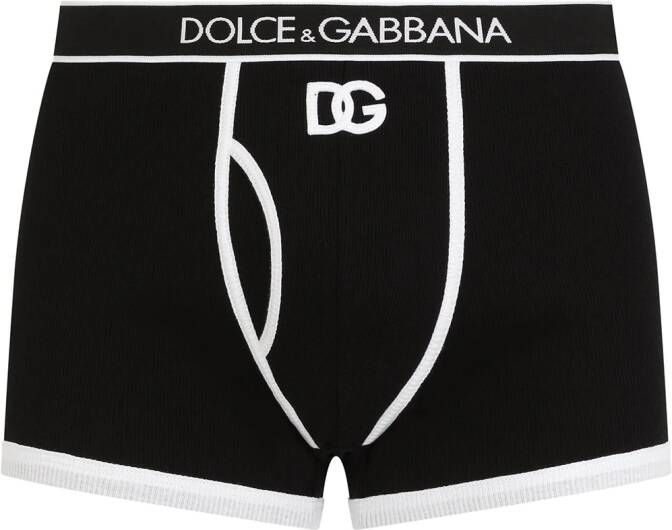 Dolce & Gabbana Boxershorts met logo Zwart