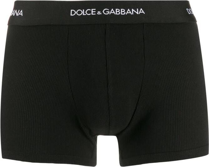 Dolce & Gabbana Boxershorts met logo heren katoen 3 Zwart