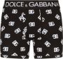 Dolce & Gabbana Boxershorts met logo en lange pijpen Zwart - Thumbnail 1