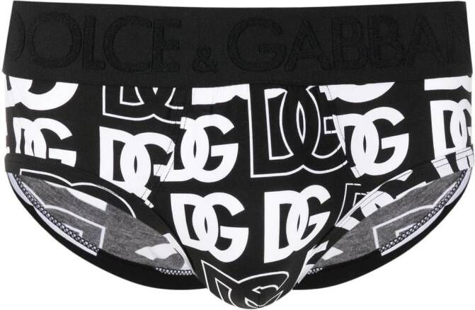 Dolce & Gabbana Boxershorts met logoprint Zwart