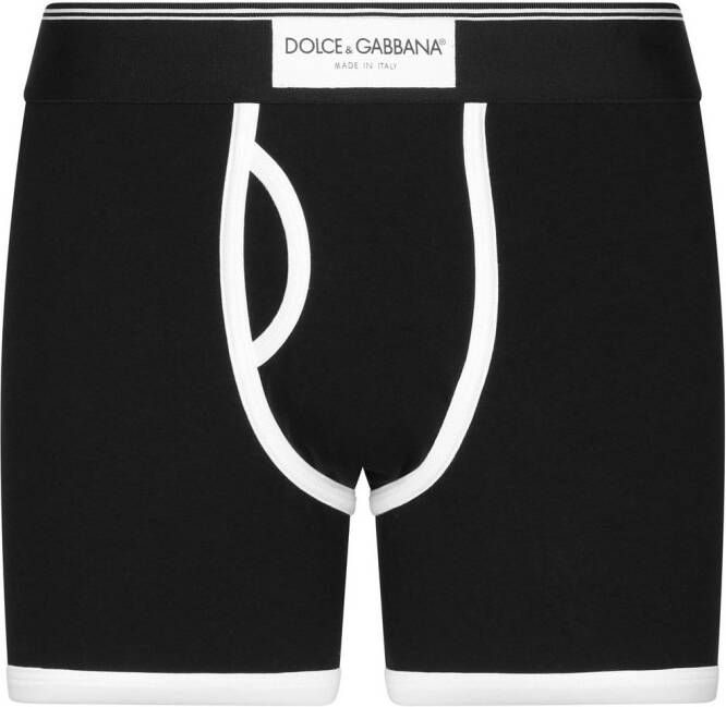 Dolce & Gabbana Boxershorts met print Zwart