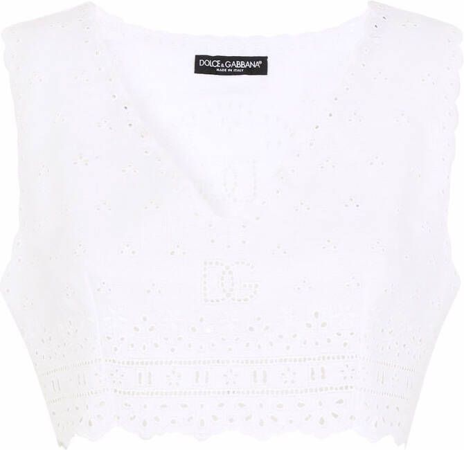 Dolce & Gabbana Cropped top Wit