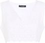 Dolce & Gabbana Cropped top Wit - Thumbnail 1