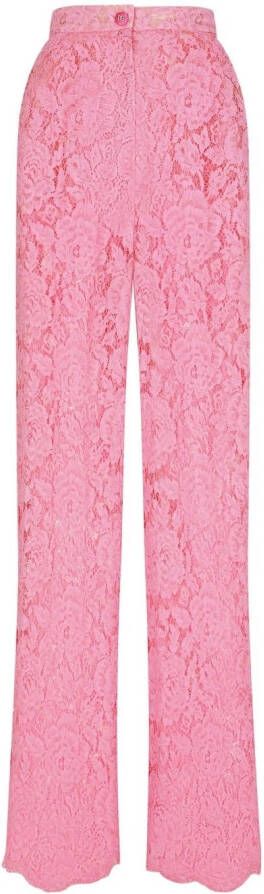 Dolce & Gabbana Flared broek Roze