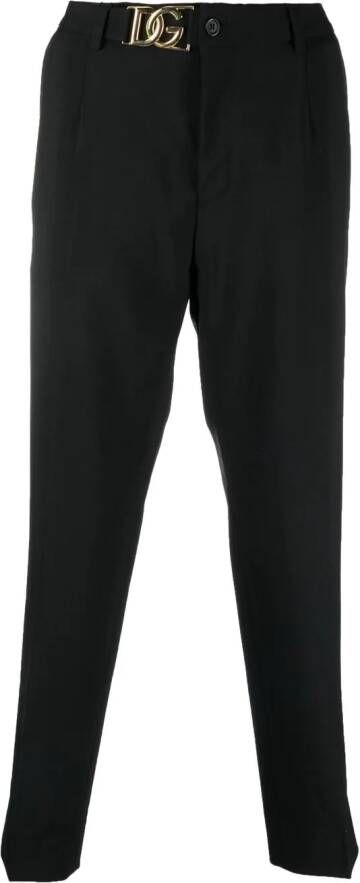 Dolce & Gabbana Broek met logogesp Zwart