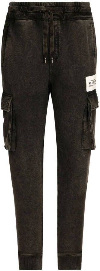Dolce & Gabbana Broek met logopatch Zwart