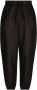 Dolce & Gabbana Broek met trekkoordtaille Zwart - Thumbnail 1