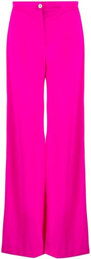 Dolce & Gabbana Broek met wijde pijpen Roze