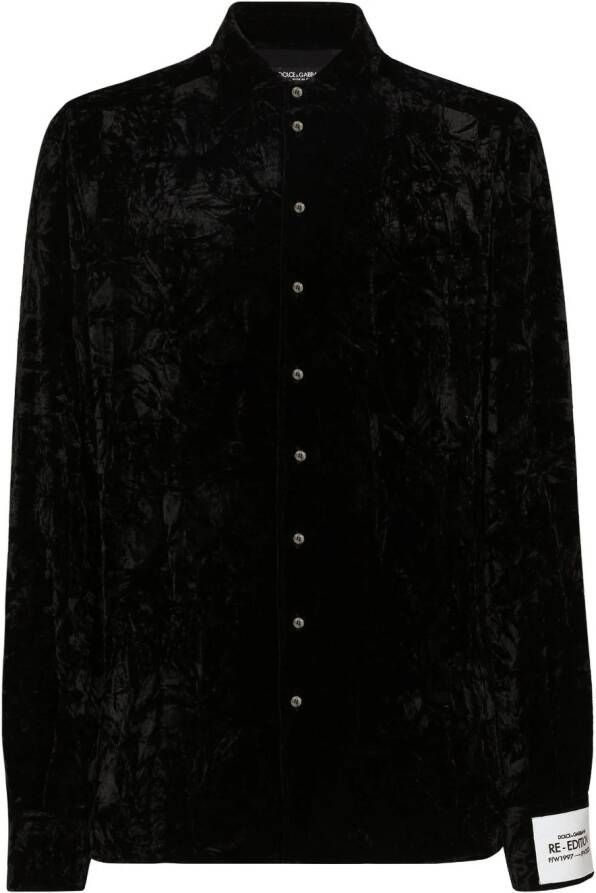 Dolce & Gabbana Button-up overhemd Zwart