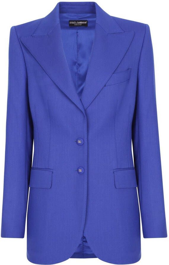 Dolce & Gabbana Wollen blazer Blauw