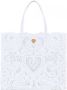 Dolce & Gabbana Grote Beatrice shopper met kant Wit - Thumbnail 1