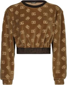 Dolce & Gabbana Cropped blouse Bruin