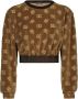 Dolce & Gabbana Cropped blouse Bruin - Thumbnail 1