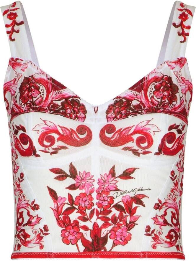 Dolce & Gabbana Cropped top Wit