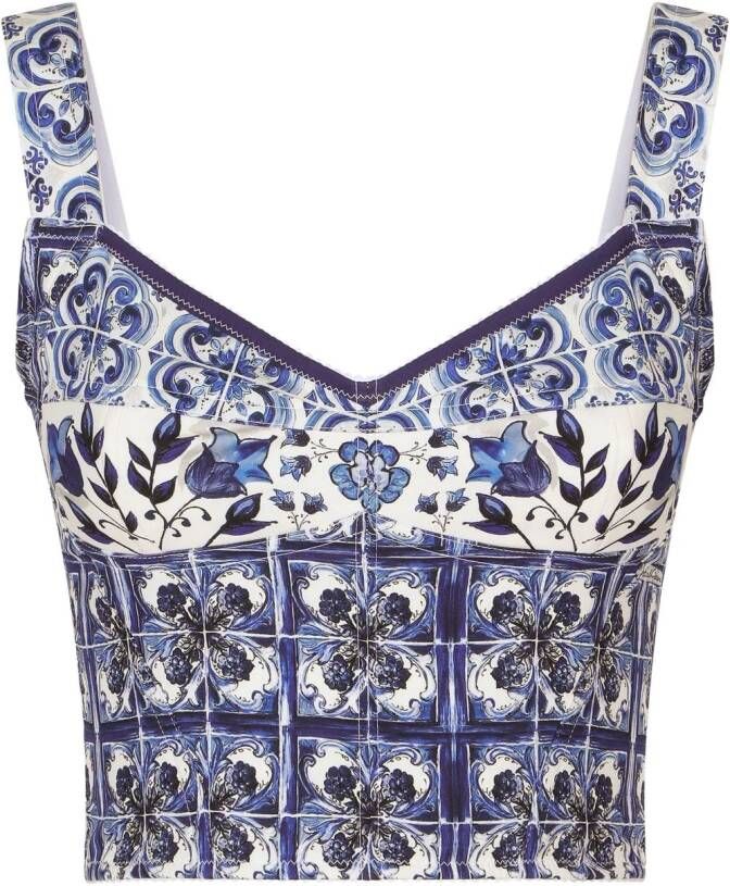 Dolce & Gabbana Cropped top Wit