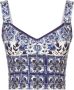 Dolce & Gabbana Cropped top Wit - Thumbnail 1