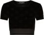 Dolce & Gabbana T-shirt met DG-logo Zwart - Thumbnail 1