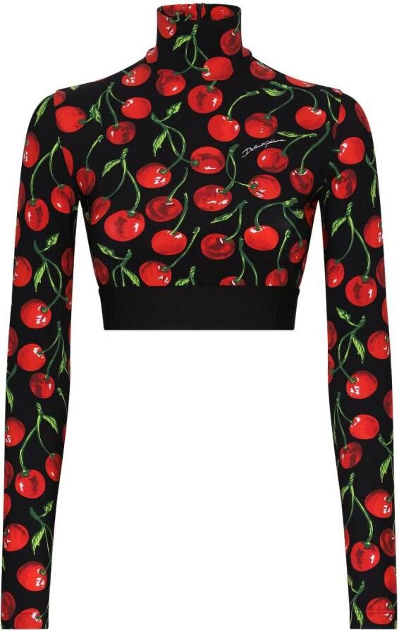 Dolce & Gabbana Cropped top Zwart
