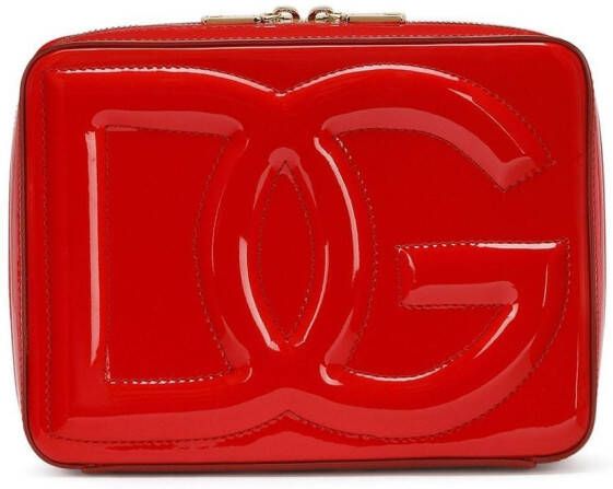 Dolce & Gabbana Medium cameratas met DG-logo Rood