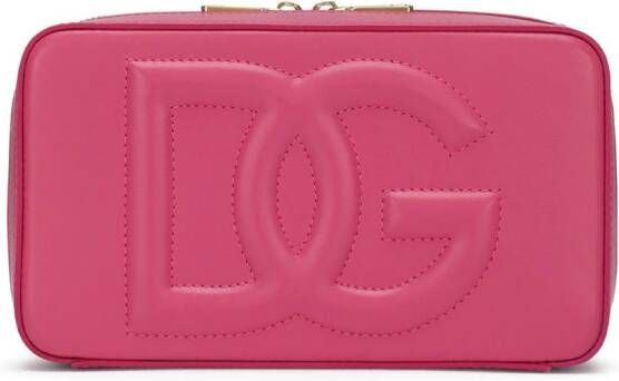 Dolce & Gabbana Kleine cameratas met DG-logo Roze
