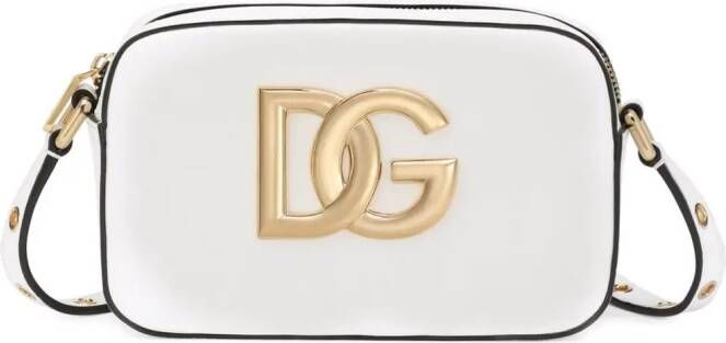 Dolce & Gabbana 3.5 leren crossbodytas Wit