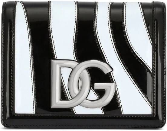 Dolce & Gabbana Crossbodytas met zebraprint Zwart