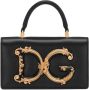 Dolce & Gabbana D&G Girls leren shopper Zwart - Thumbnail 1