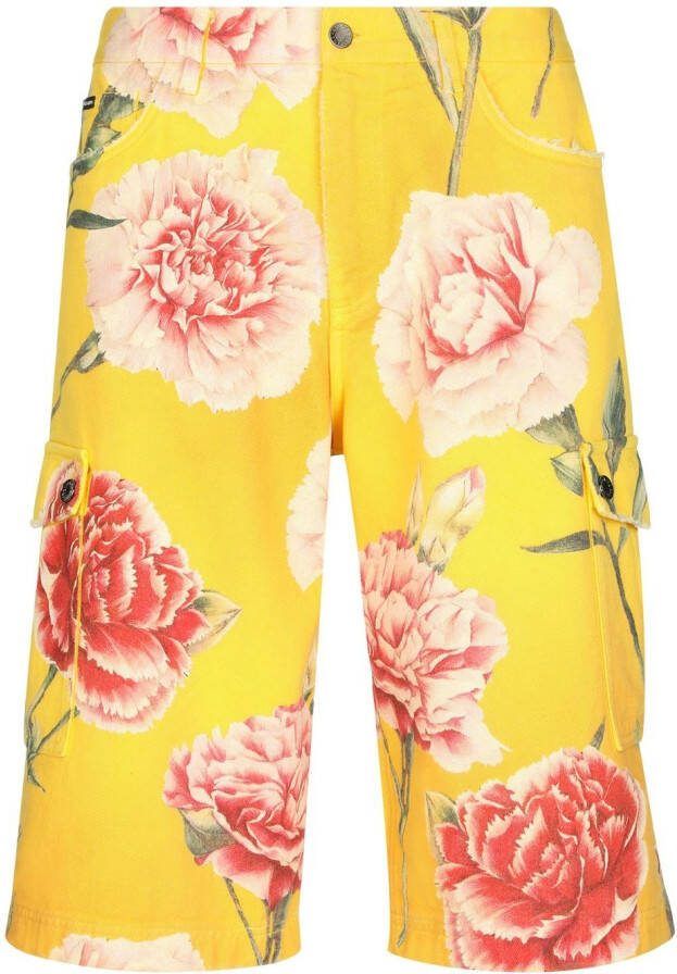 Dolce & Gabbana Denim shorts Geel